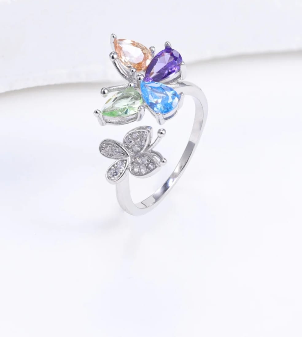 Dual Butterfly Ring