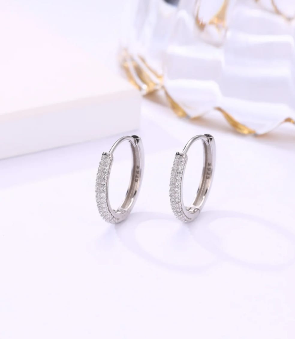 Crystal Luxe Hoops (STYLE17805)