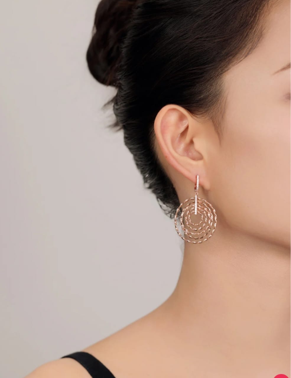 Rose Radiance Hoops (STYLE20677)