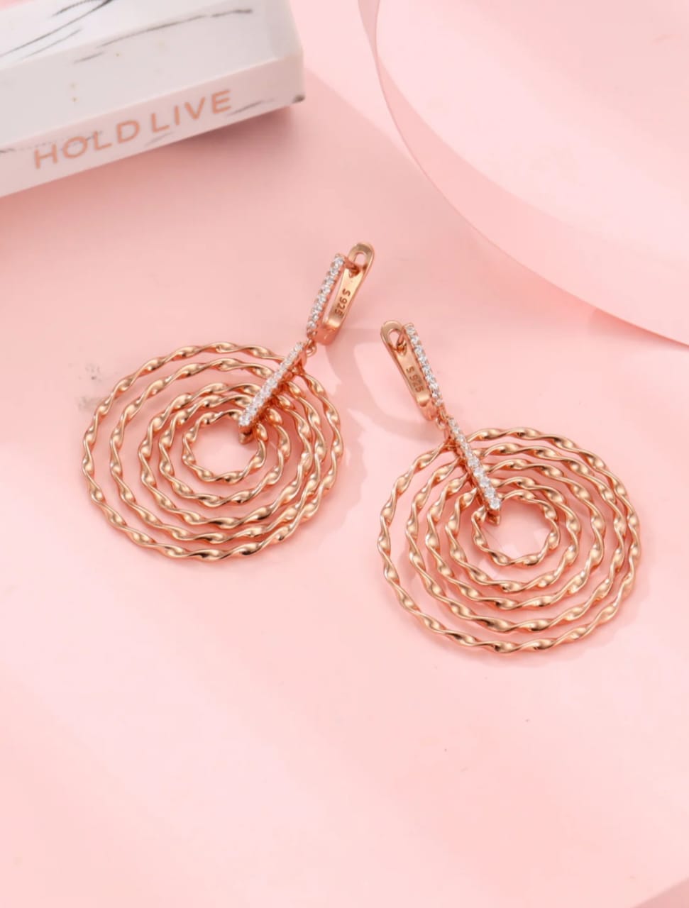 Rose Radiance Hoops (STYLE20677)
